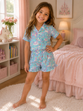 Load image into Gallery viewer, Uma Unicorn Two Piece Short Set