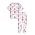 Load image into Gallery viewer, Boots & Bows Two Piece Pajama Set- 40% OFF. FINAL SALE.