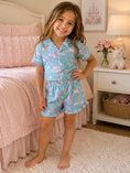 Load image into Gallery viewer, Uma Unicorn Two Piece Short Set
