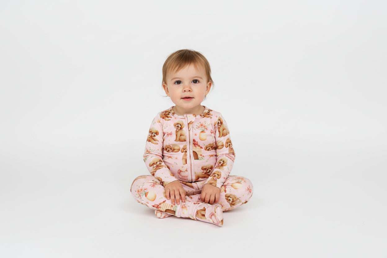 Sweet Daisy Zipper Romper