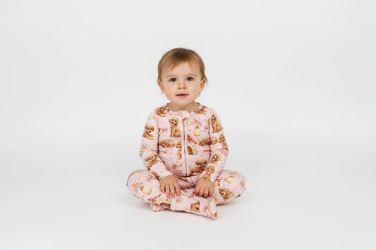 Sweet Daisy Zipper Romper