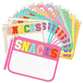 Load image into Gallery viewer, SNACKS chenille letter pouch
