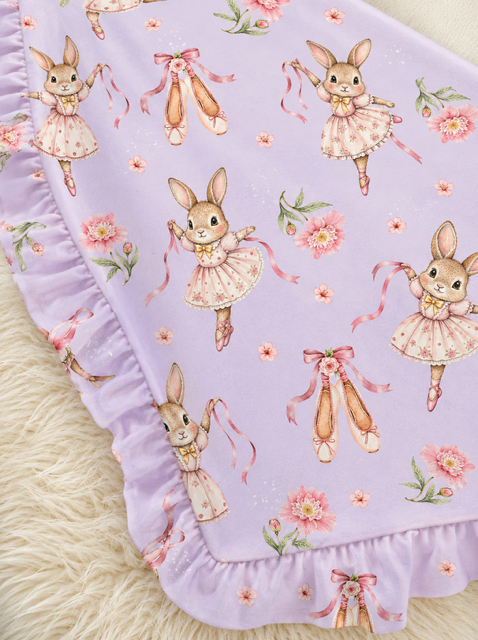 Bettina Ballerina Bunny Blanket