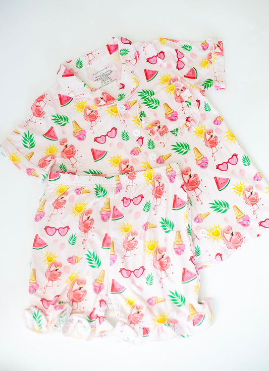 Girls Tutti Futti Short Set Pajama