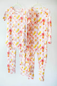 Load image into Gallery viewer, Retro Beach Zipper Pajama - Pink
