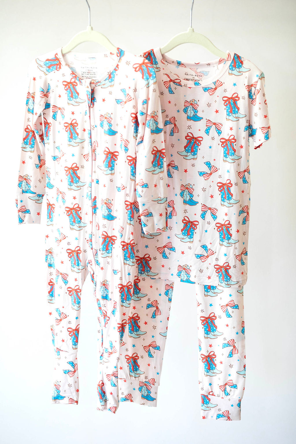 Boots & Bows Zipper Pajama