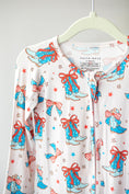 Load image into Gallery viewer, Boots & Bows Zipper Pajama
