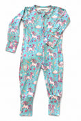 Load image into Gallery viewer, Uma Unicorn Zipper Romper

