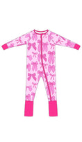Load image into Gallery viewer, Pink Bow Zipper Pajamas
