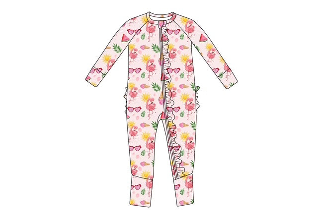 Girls Tutti Futti Zippy Pajama