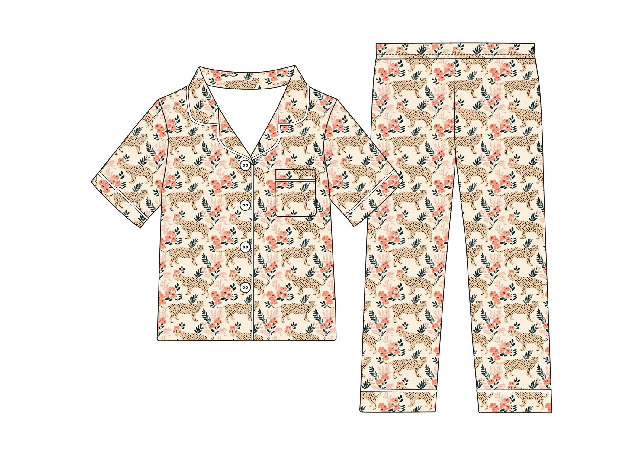 Women's Sunset Safari Pajama Set