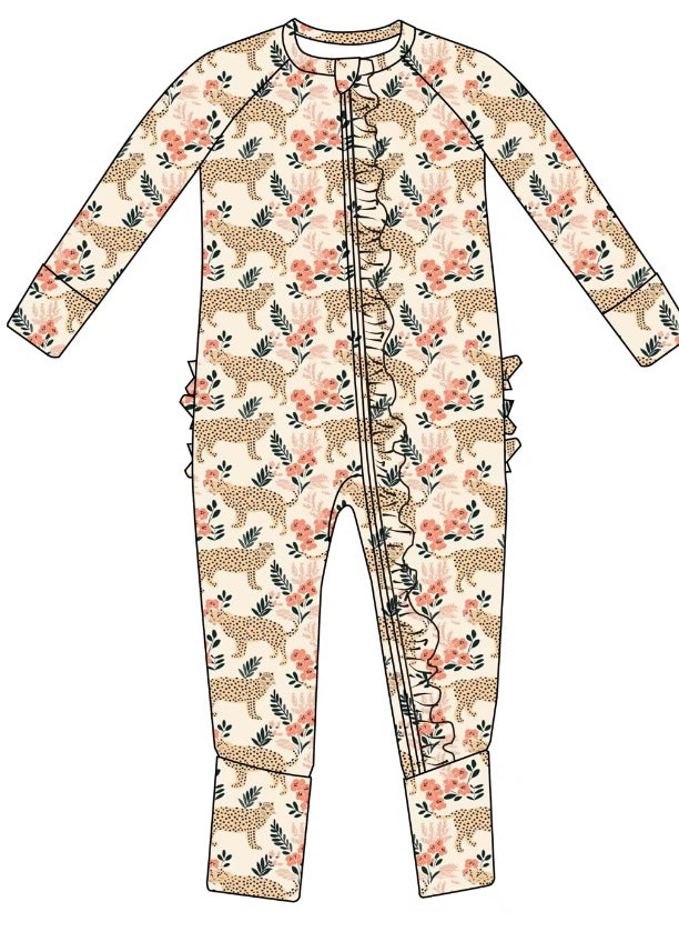 Baby Girl Sunset Safari Zippy Pajama