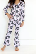 Load image into Gallery viewer, Girl's Groovy Heart Flare Pajamas

