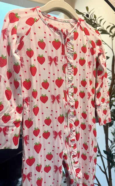 Berry Sweet Zipper Pajama