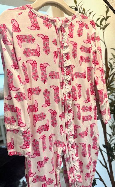 Rodeo Ruffles Zipper Pajama