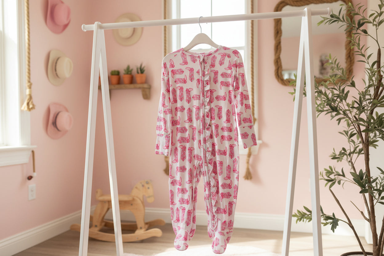 Rodeo Ruffles Zipper Pajama