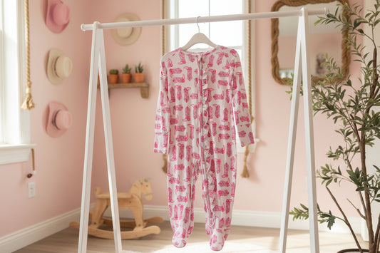 Rodeo Ruffles Zipper Pajama