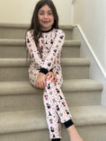 Load image into Gallery viewer, Moonlit Meows Two Piece Pajama Set
