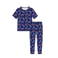 Load image into Gallery viewer, Stars & Stripes Two Piece Pajama Set- 40% off. FINAL SALE.
