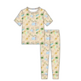 Load image into Gallery viewer, Retro Beach Two Piece Pajama Set- Neutral
