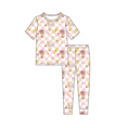 Load image into Gallery viewer, Retro Beach Two Piece Pajama set - Pink
