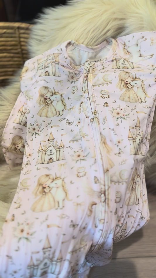 Infant Once Upon A Dream zipper romper